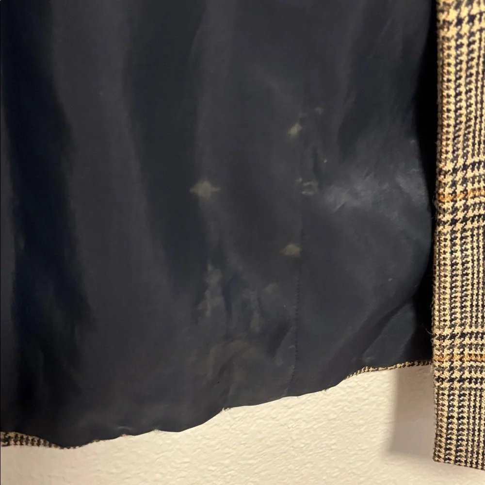 Vintage Glen Plaid Double-Breasted Blazer Embassy Row Women’s Size: 4 - Picture 4 of 6